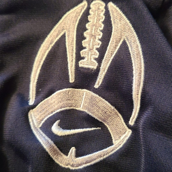 Navy blue zip-up Nike football track jacket - Picture 4 of 4